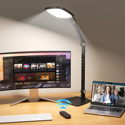 LED Desk Lamp for Home Office Video Calls