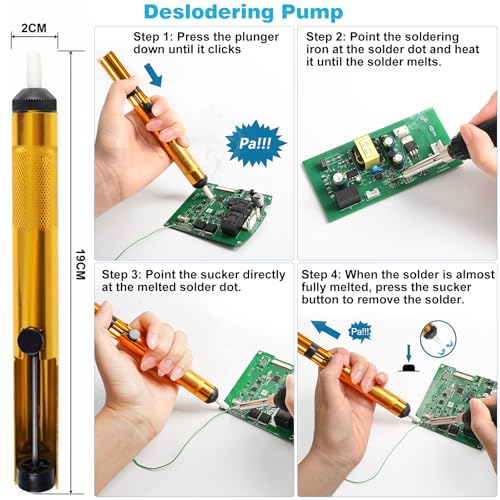 90W Digital Soldering Iron Kit