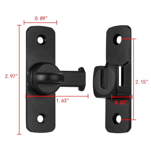 Matte 90 180 Degree Gate Lock