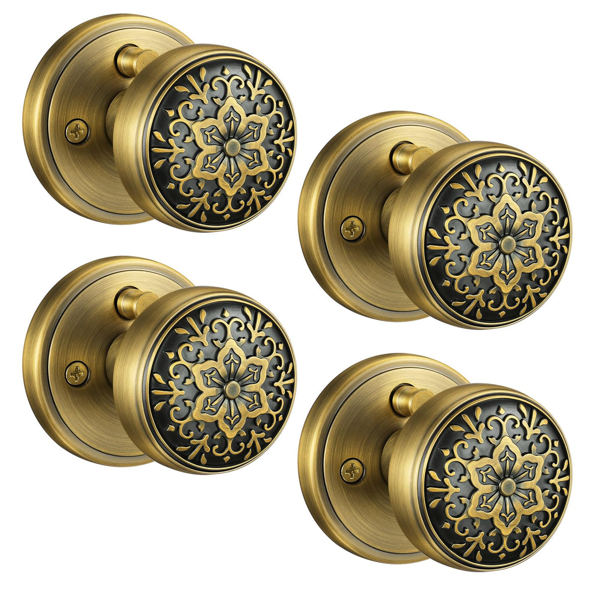 Brass Door Knobs (Brass)