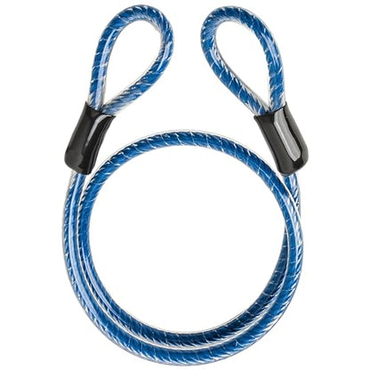 12mm High Visibility Safety Cable with Clear Vinyl Coating