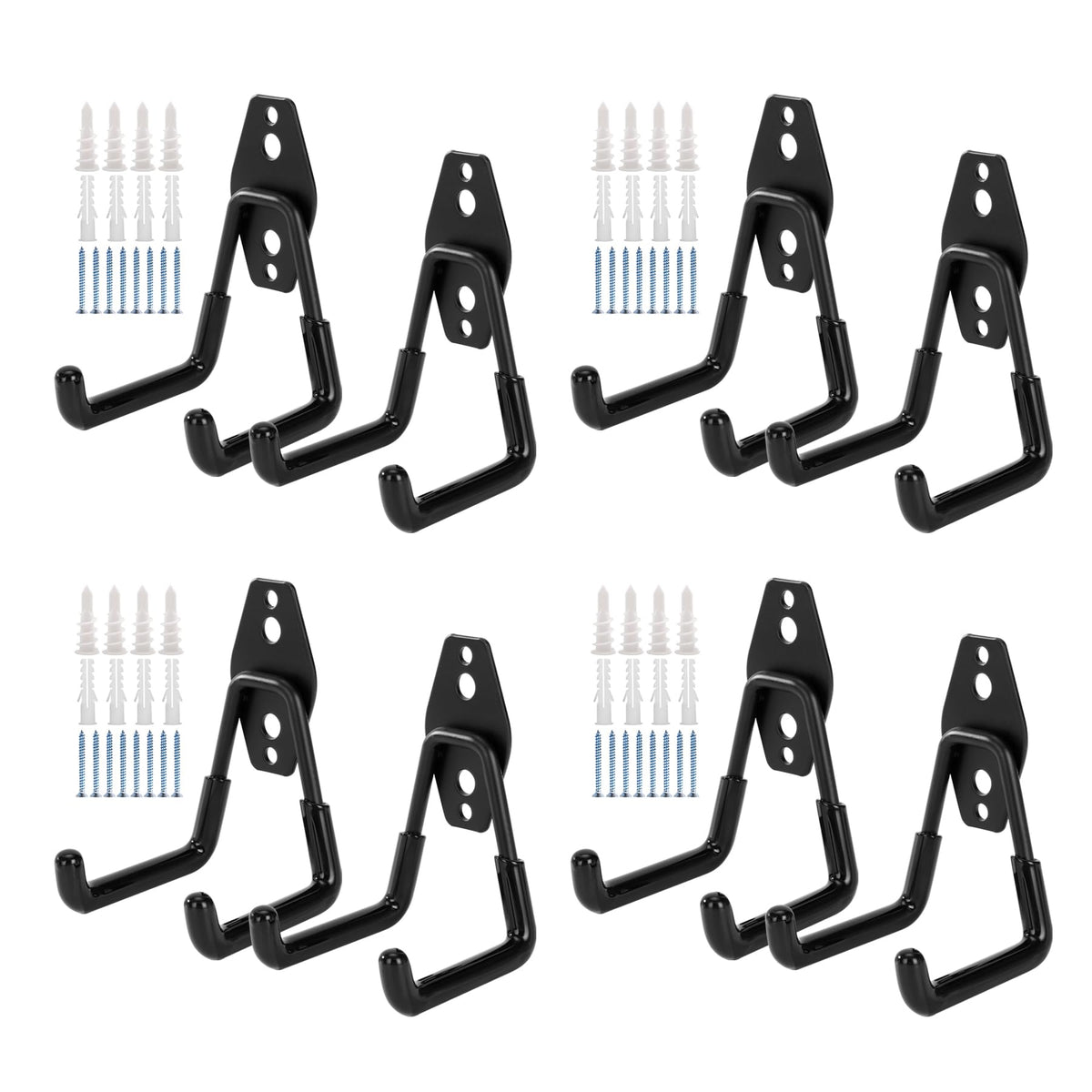 8 Pack Garage Hooks Heavy Duty (2.8 inch)