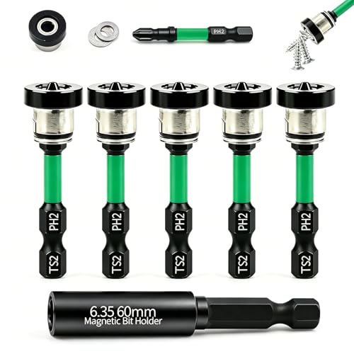 6pcs Drywall Screw Setter Set