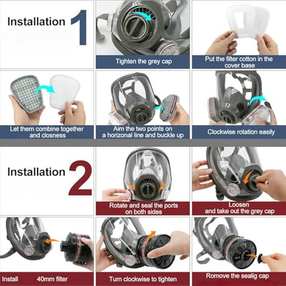 Full Face Gas Mask