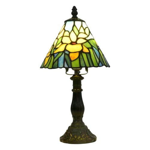 Tiffany Table Lamp Stained Glass Lamp Suitable for LED E26 Bulb
