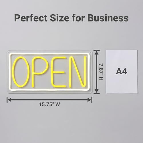 Open Neon Sign for Business (open)