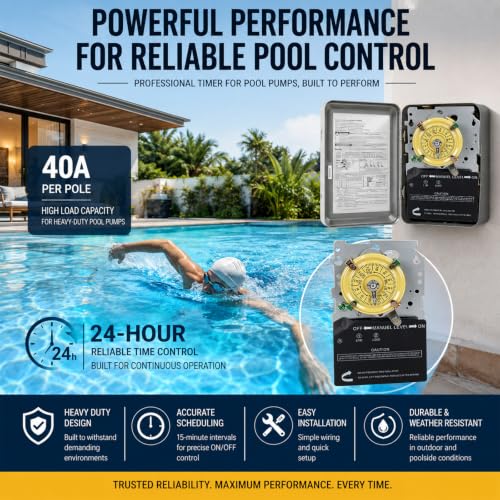 T104M Pool Timer Mechanism Only