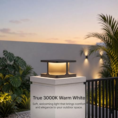11.8" Hardwired Outdoor Post Light