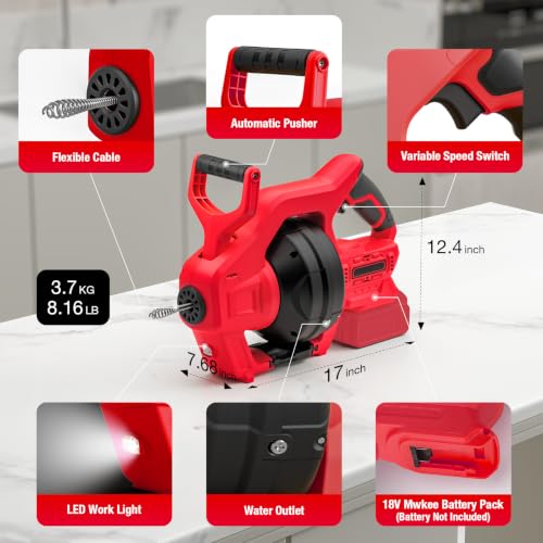 Cordless Electric Drain Auger