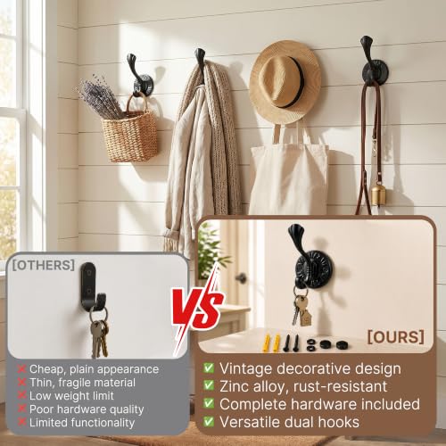 Coat Hooks Wall Mount