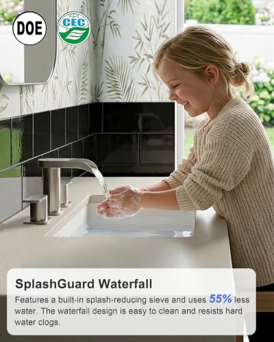 Square Waterfall Faucet 3 Hole