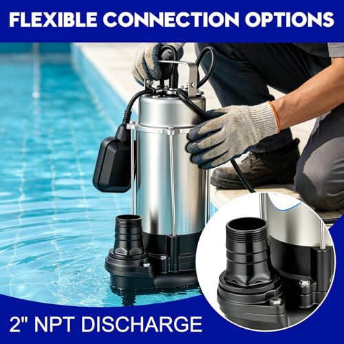 1HP Submersible Sewage Grinder Pump