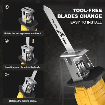 Cordless Reciprocating Saw for Dewa lt