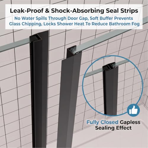 60 in. Frameless Pivot Shower Door
