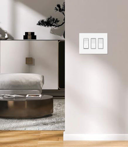 3 Gang Midsize Screwless Switch Plate (3 Gang)
