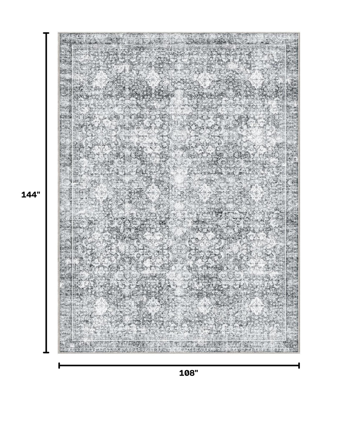 9x12 Area Rugs (Light Grey / 9' x 12' (Rectangular))