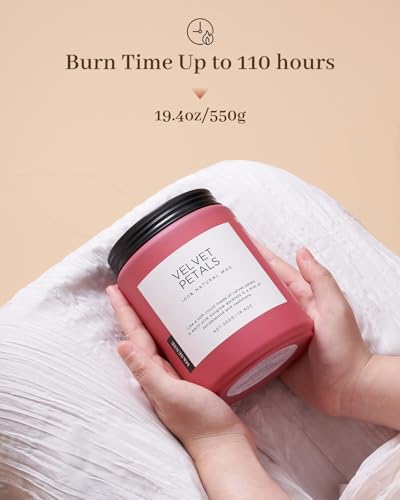 Sandalwood Blossom Fall Scented Candle (Large Jar / Velvet Petals)