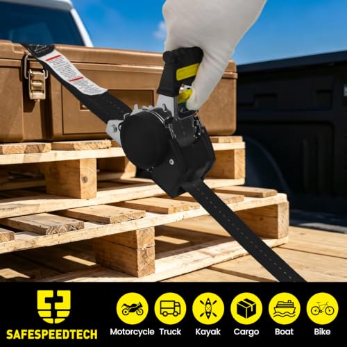 Retractable Straps 1" X10FT with 15" Soft Loops