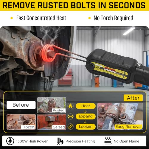 1300W Magnetic Induction Heater Kit