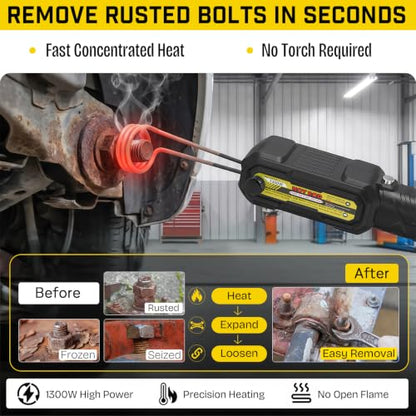1300W Magnetic Induction Heater Kit