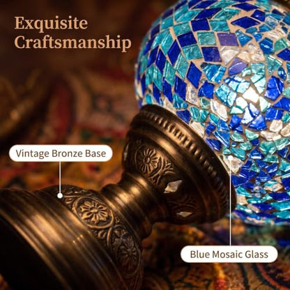 DIY Turkish Mosaic Lamp Kit with Gift Box