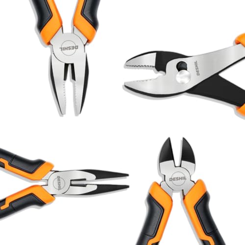 4 piece Pliers Set with 8'' Slip Joint