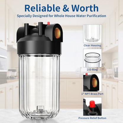 Whole House Water Filter Housing