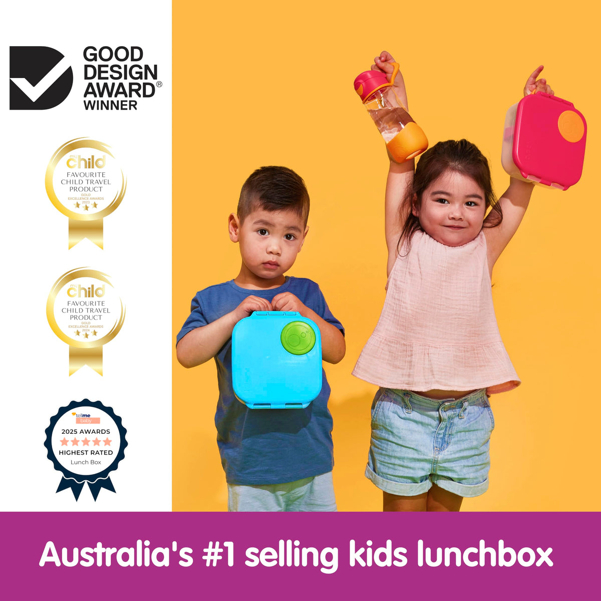 Mini Lunch Box 2 (Lilac Pop + Strawbrry Shake / 2-pack)