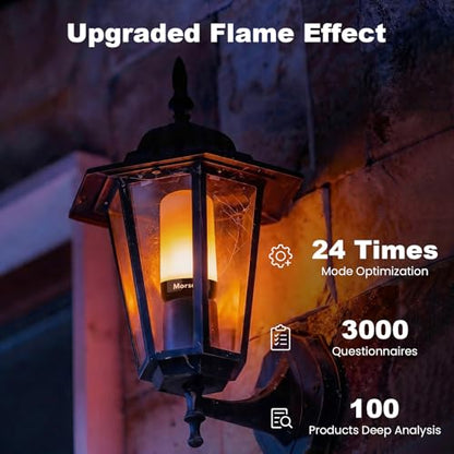 Upgraded LED Flame Light Bulbs
