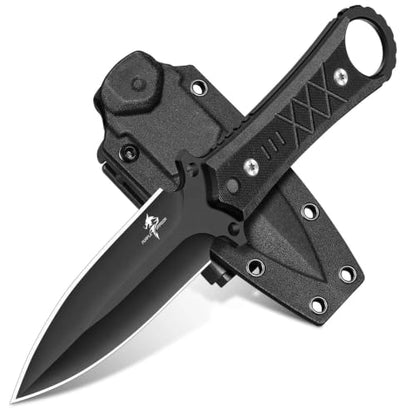 D2 Steel Tactical Fixed Blade Knife