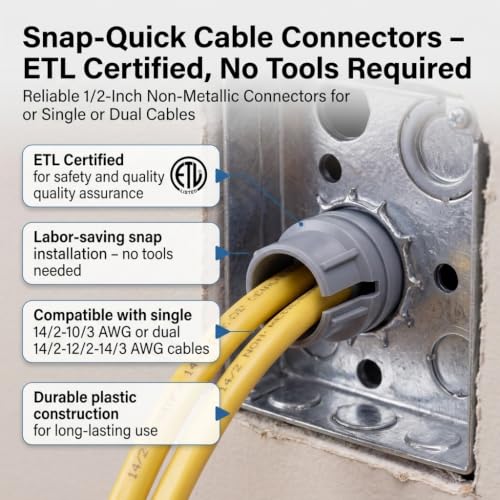Non Metallic Cable Connectors 100