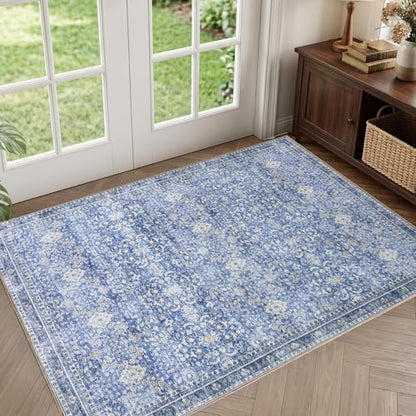 2x3 Area Rugs (Blue / 2' x 3' (Rectangular))