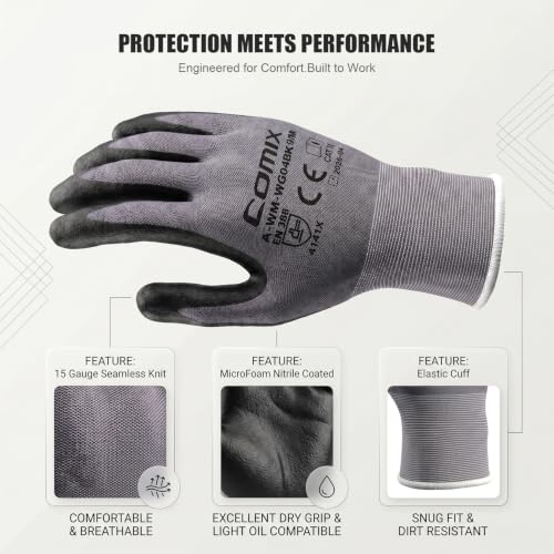 Micro Foam Nitrile Coated Work Gloves