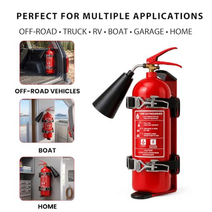 Heavy Duty Fire Extinguisher Mount Bracket for 2.5 & 5lb