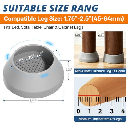 Non Slip Furniture Pads 2.5 Inch