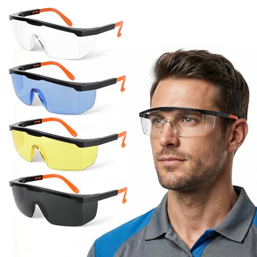 Safety Glasses 4 Pack