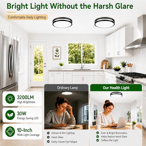 Dimmable LED Ceiling Light Fixtures Super Bright