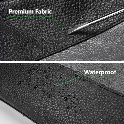Genuine Leather Tool Pouch with Zipper