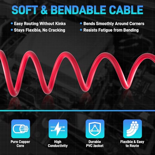 6 AWG Battery Cable Black & Red