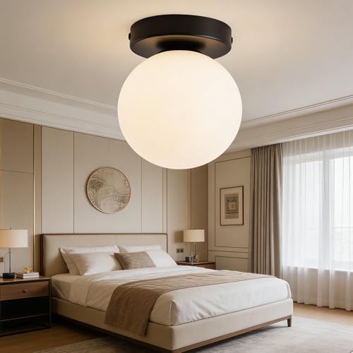 Modern Round Ceiling and Wall Fixture for Hallway Entryway Bedroom Bedside Living Room