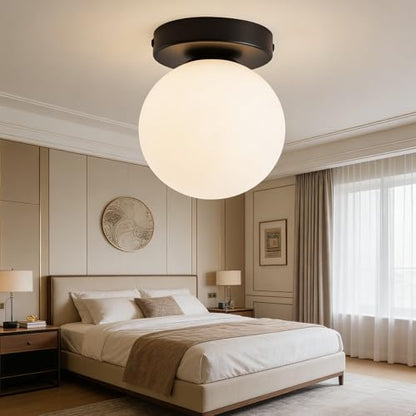 Modern Round Ceiling and Wall Fixture for Hallway Entryway Bedroom Bedside Living Room