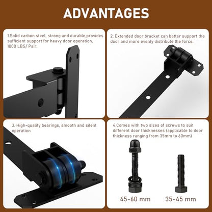 Heavy Duty Gate Hinges 1000 Lbs