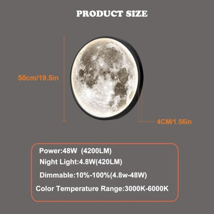 led wall Moon Light