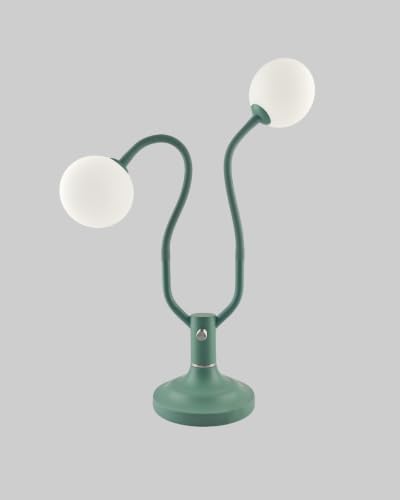 Globe Table Lamp for Bedroom Dimmable Modern Round Ball Lamp