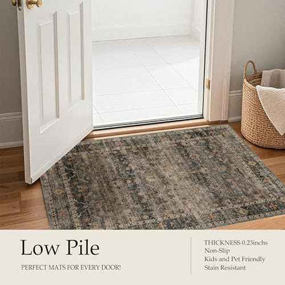 Washable Area Rug 10×14 for Living Room (Camel / 10' x 14' (Rectangular))