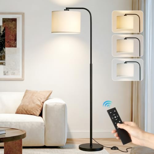 Floor Lamp with Remote Control Dimmable for Living Room and Bedroom