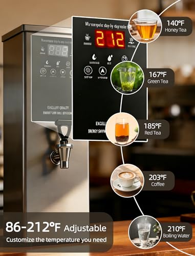 Commercial Water Boiler Hot Water Machine Hot Water urn Stainless Steel Step