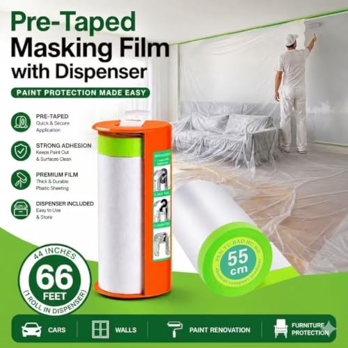 Pre Taped Masking Film with Dispenser