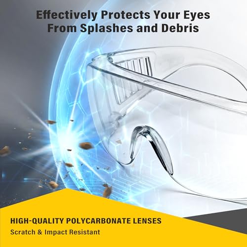 Clear Safety Glasses Over Eyeglasses