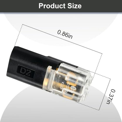 Double Wire Plug in Connector